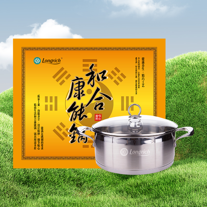 隆力奇和合康能锅28cm汤锅宝鼎