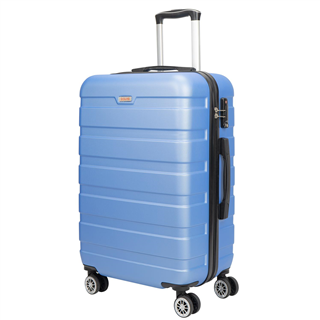 DUVO5523LBLU雪青色横条行李箱（28寸）