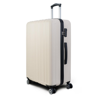 DUVO5602LWHE米白色竖条行李箱（24寸）