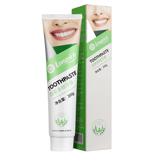 隆力奇200g白茶多效牙膏*2