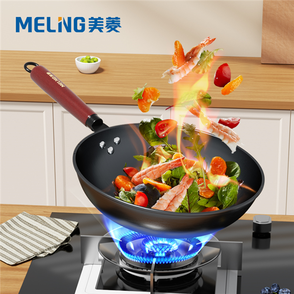 美菱经典真不锈炒锅32CM MGJ-LC3212